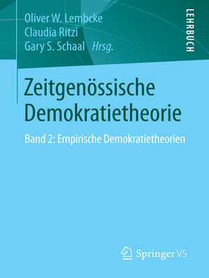 cover image of Zeitgenössische Demokratietheorie